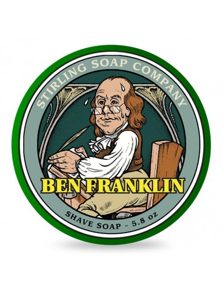 Stirling Soap Co. Sapone da Barba Ben Franklin 170ml