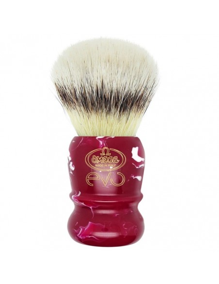 Omega pennello EVO Cardinal Red fibra sintetica