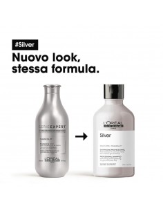 L'Oréal Professionnel Paris Serie Expert Silver Shampoo 300ml - antigiallo per capelli biondi bianchi e grigi 2