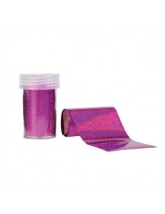 Estrosa Holographic Fucsia - Foil Transfer Effect