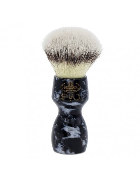 Omega pennello da barba Evo 2.0 sintetico Titano