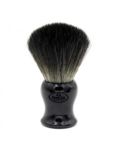 Omega Pennello da barba in fibra sintetica Black Hi-Brush 96902