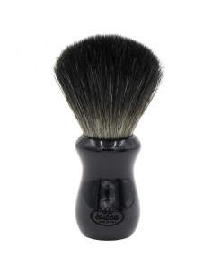 Omega Pennello da barba in fibra sintetica Black Hi-Brush 96899