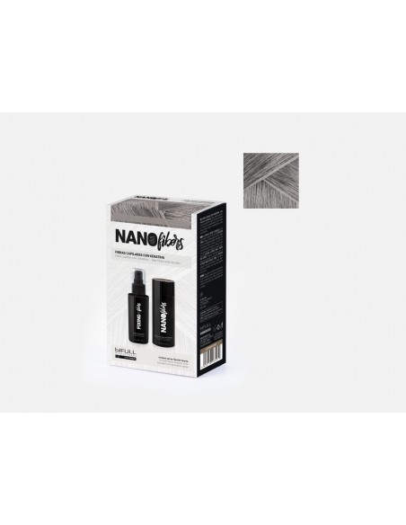 BIFULL FIBRE CAPILLARI CON CHERATINA NANO FIBERS E SPRAY FISS 25GR GRIGIO
