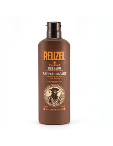 Reuzel No Rinse Beard Wash 200ml Shampoo Rinfrescante senza risciacquo