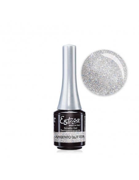 Argento Glitter - Smalto Semipermanente 7 ml