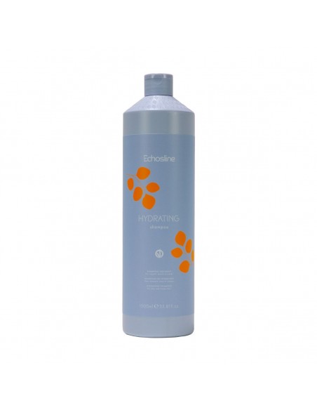 Echosline Hydrating Shampoo idratante 1000ml per capelli secchi e crespi