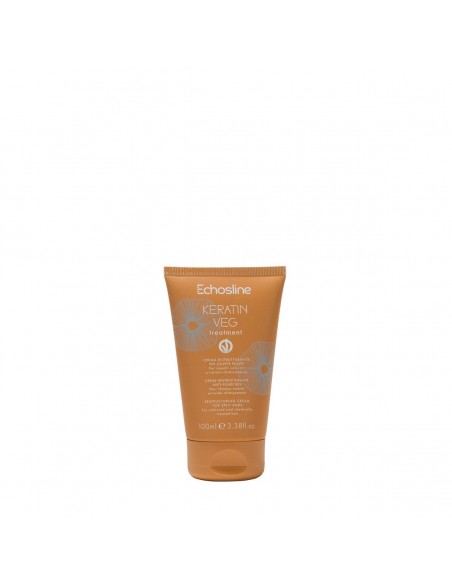Echosline Keratin Veg Treatement 100ml crema anticrespo con cheratina e argan per doppie punte