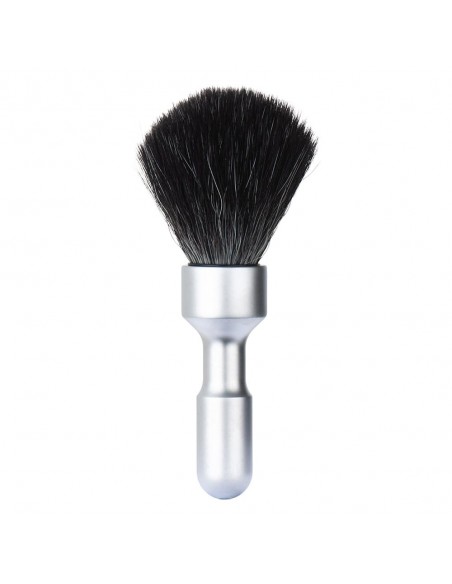 Merkur pennello da barba sintetico Black Futur cromato opaco
