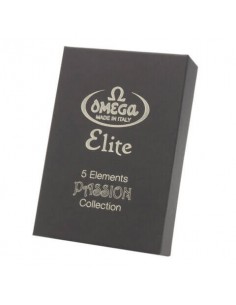 Omega pennello da barba 5 Elements Fuoco in fibra sintetica Elite MB1931/FI 2