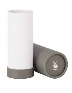 Muhle Rocca M94 Pennello da Barba ciuffo in Tasso Silvertip con manico Acciaio Inox Opaco 2