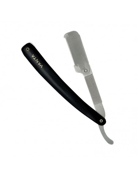 Vanta rasoio a mano libera tipo shavette vanta manico nero