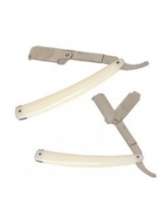 Vanta rasoio a mano libera tipo shavette vanta manico bianco 2