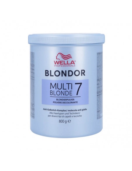 Wella Blondor Multi Blonde 7 Toni Dust-free powder 800gr Polvere Decolorante Antigiallo