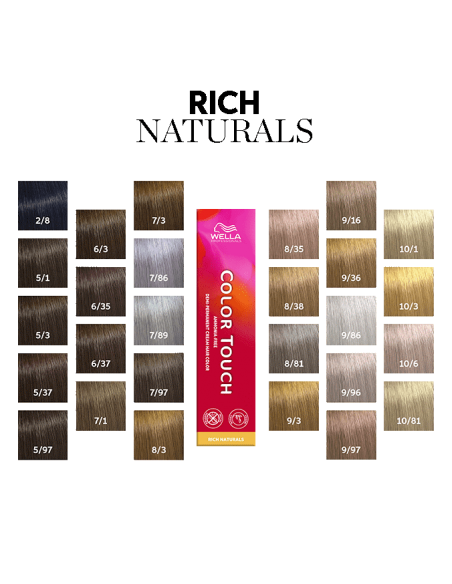 Wella Professionals Color Touch Rich Naturals 60ml Colorazione Demi Permanent