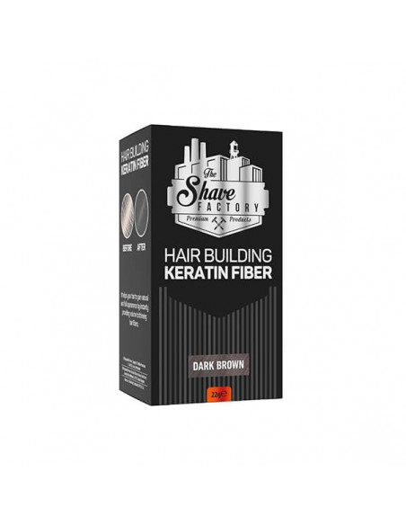 TFS Hair Building Keratin Fibers Dark Brown 22gr Fibre di Cheratina Castano Scuro Per infoltire