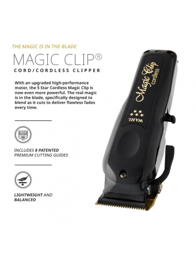 Black Cordless Magic Clip –...