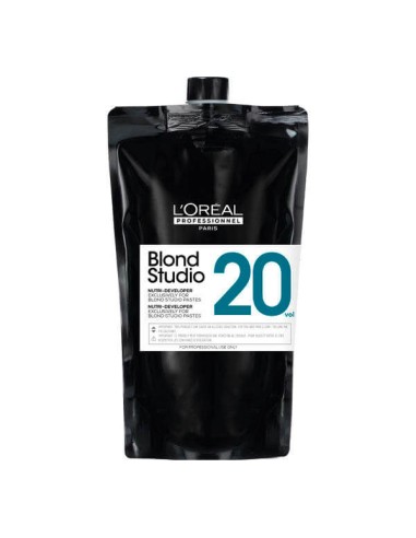 L’Oréal Professionnel Blond Studio Developer 20 Vol 1000 ml – Ossidante Professionale per Decolorazione