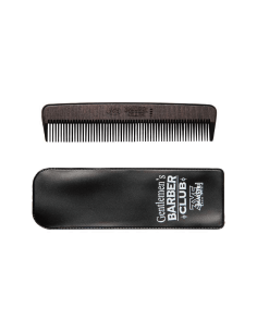 3Ve Maestri Gentleman Barber Pettine Fitto in Legno da Barba e Baffi