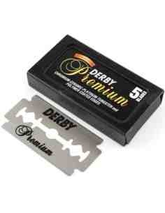 Derby lamette da barba Premium Black Swedish Steel 100 lamette 2