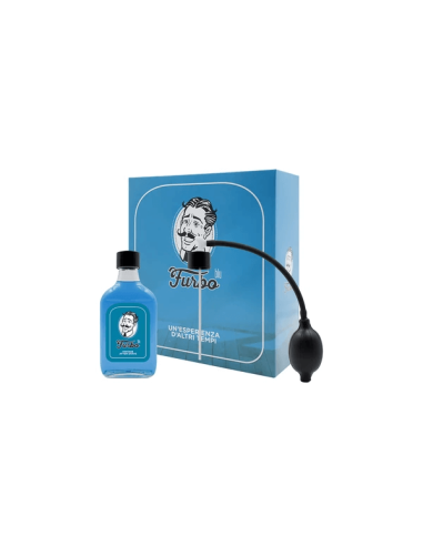 Furbo Set vintage blu after shave dopobarba 200ml+Vaporizzatore