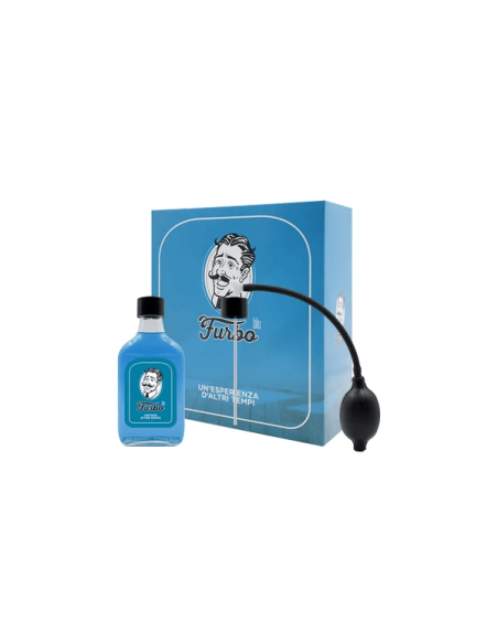 Furbo Set vintage blu after shave dopobarba 200ml+Vaporizzatore