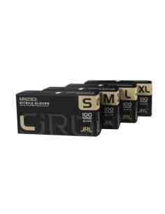 JRL Guanti Nitrile Neri senza polvere Box 100pz