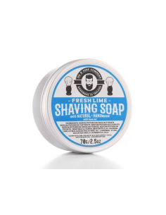 Dr K Soap Company Shaving Soap Fresh Lime 70 g – Sapone da Barba Naturale al Lime