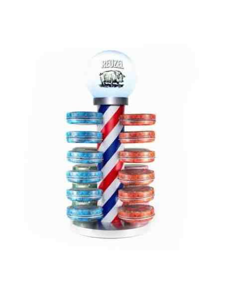 REUZEL DISPLAY BARBER POLE ESPOSITORE CERE PER 24 PEZZI