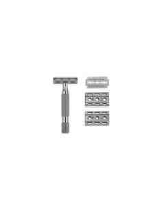 ROCKWELL 6C RASOIO DI SICUREZZA GUN METAL CON TRIPLA BASE