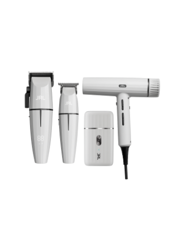 “JRL Onyx Ghost Kit Barber 4PZ – clipper, trimmer, shaver e phon”