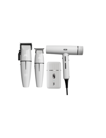 “JRL Onyx Ghost Kit Barber 4PZ – clipper, trimmer, shaver e phon”