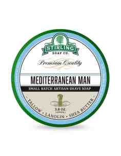 Stirling Sapone da Barba Mediterranean Man 170 ml – Chypre Mediterraneo