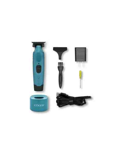 accessori Hyper Veloce Trimmer Dark Teal base ricarica usb cavo pulizia