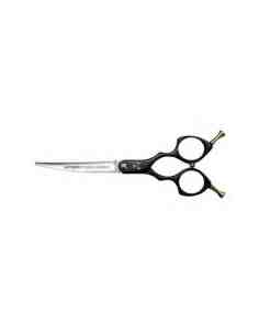 Forbice professionale curva Fusion Curvy 6 in acciaio 440C per capelli e barba