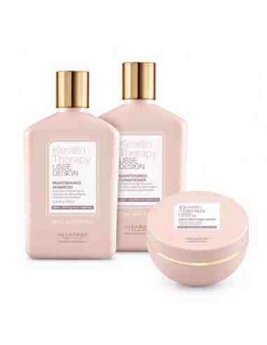 Alfaparf Lisse Design Keratin Therapy kit Shampoo 250 ml Conditioner 250 ml e Rehydrating Mask 200 ml