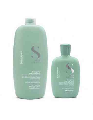 Alfaparf Semi Di Lino Scalp Renew Energizing Low Shampoo 250 ml e 1000 ml per capelli deboli