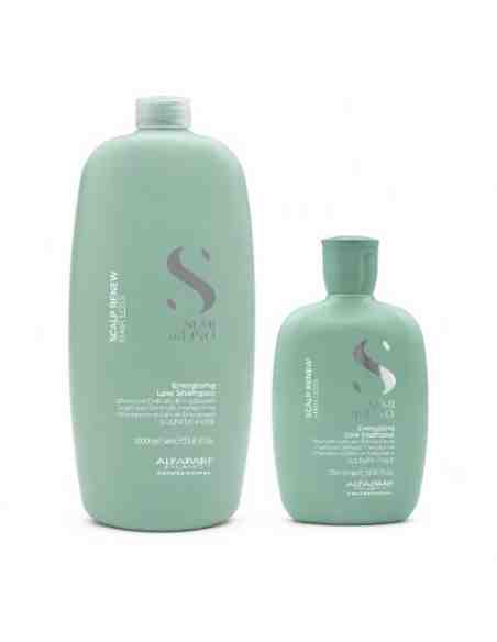 Alfaparf Semi Di Lino Scalp Renew Energizing Low Shampoo 250 ml e 1000 ml per capelli deboli