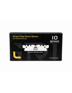 JRL Single Edge Razor Blades Box con 10 confezioni da 100 lame professionali monolama.