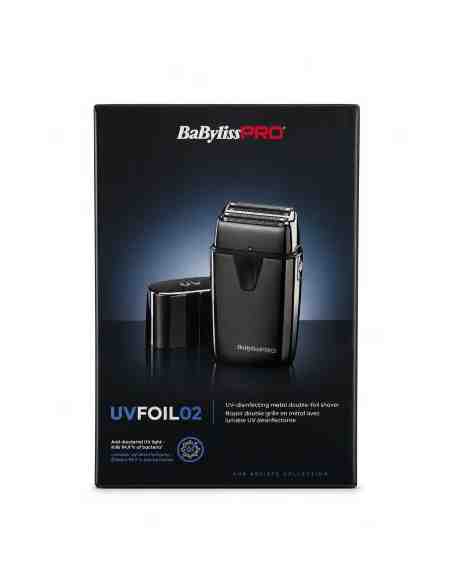BaBylissPRO FXLFS2E UVFOIL02 shaver professionale doppia lamina con tecnologia UV SCATOLA