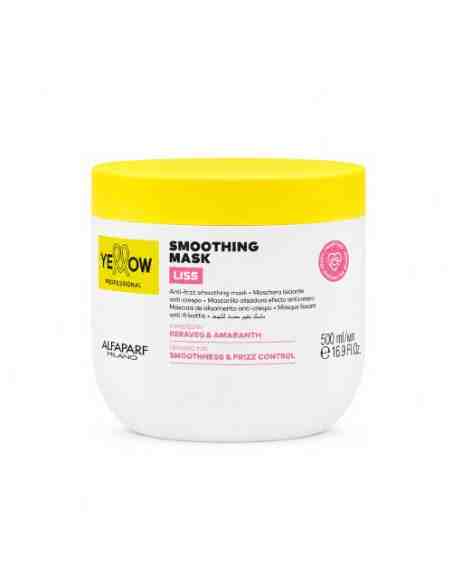 Yellow Professional Liss Smoothing Mask 500 ml Maschera Lisciante Anticrespo Professionale