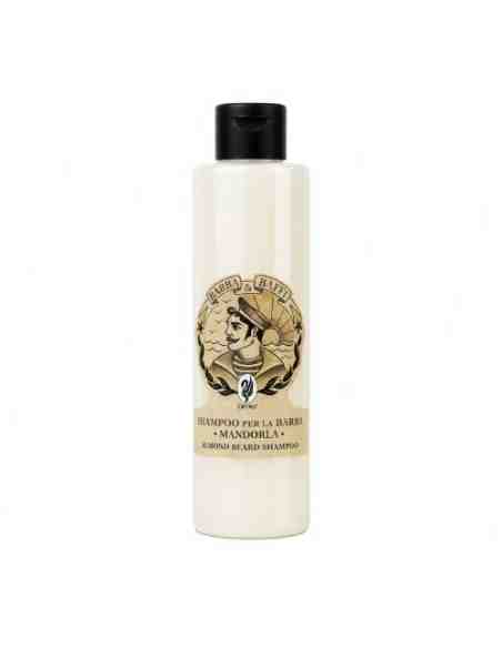 Extrò Cosmesi Shampoo per Barba Mandorla 200 ml detergente delicato per barba e baffi Made in Italy