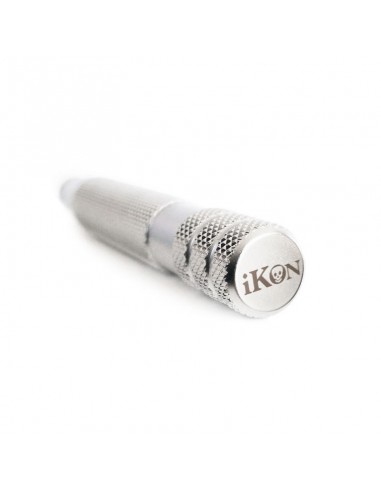 Ikon bulldog handle 90 mm manico per rasoio di sicurezza in alluminio