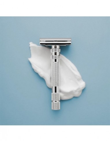 Rockwell T-MODEL Rasoio a Farfalla Regolabile in altezza bianco cromato