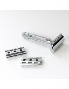 Rockwell 6C Rasoio di Sicurezza White Chrome con Tripla Base 2