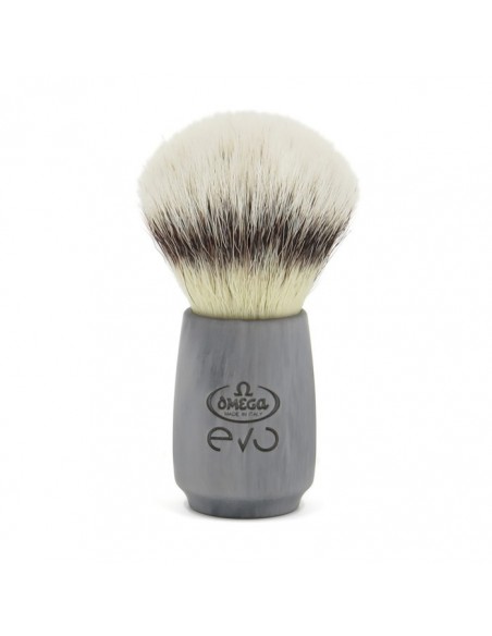 pennello da barba evo stone ovale in fibra sintetica
