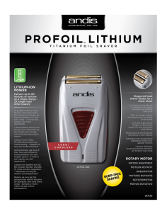 Andis ProFoil Lithium Titanium TS-1 Cordless 2