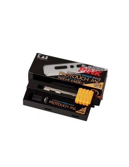 captain titan mild protouch mg lame da barba kai - 15 pz