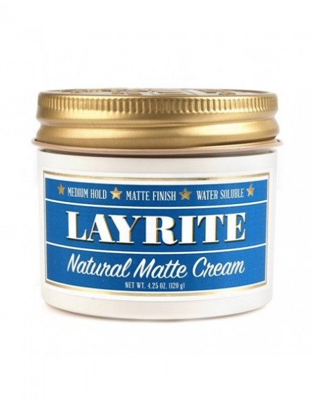 Layrate natural matte cream hair pomade 120 gr