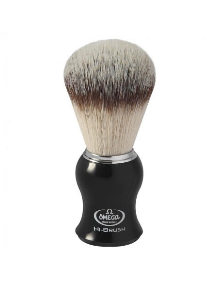 Omega pennello da barba 46206 in sintetico hi-brush